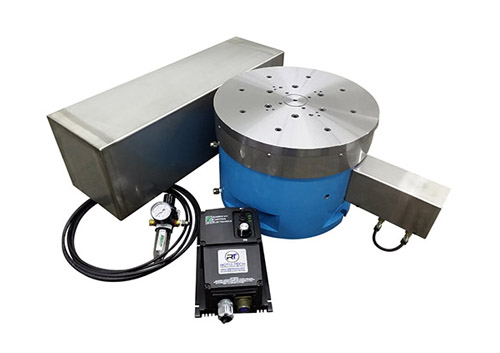 The 1012HD rotary grinding table with heavy cast base, polished table top and accessories