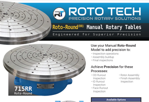 The top part of the Roto Tech corporate brochure