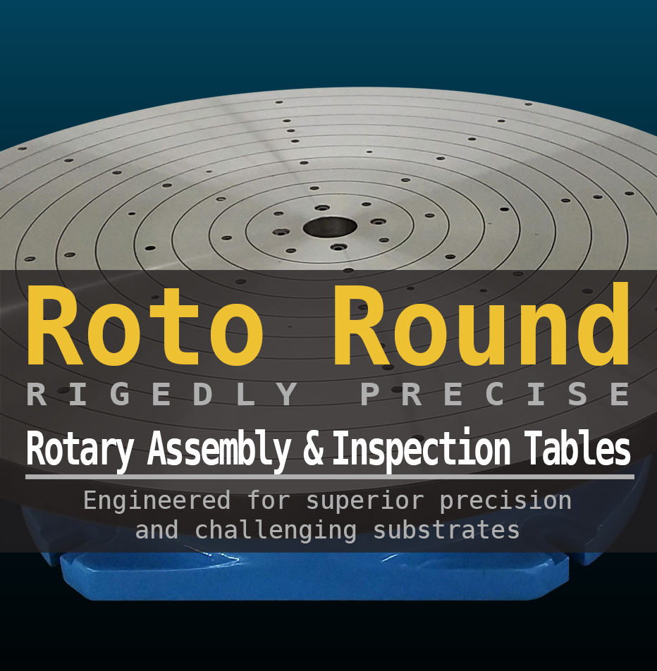 A rotary assembly and inspection table