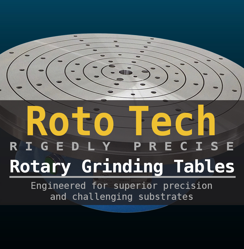 A rotary grinding table