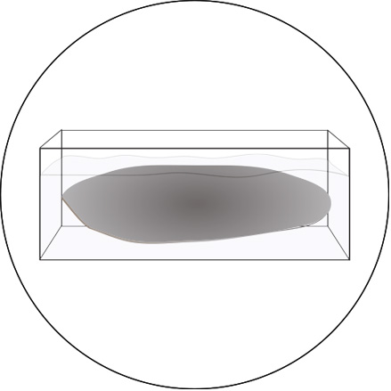 Illustration of a silicon tube being etched prior to processing